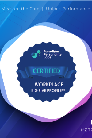 psychometric test, workplace big 5 profile, badge, top tests